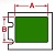 B30EP-171-593-GN Вырубная этикетка. Материал B-593 EPREP зеленый. Размер 26.92*12.45 мм, 610 шт. (BB